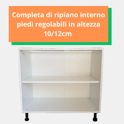 mobili cucina basi in kit Bianco Opaco